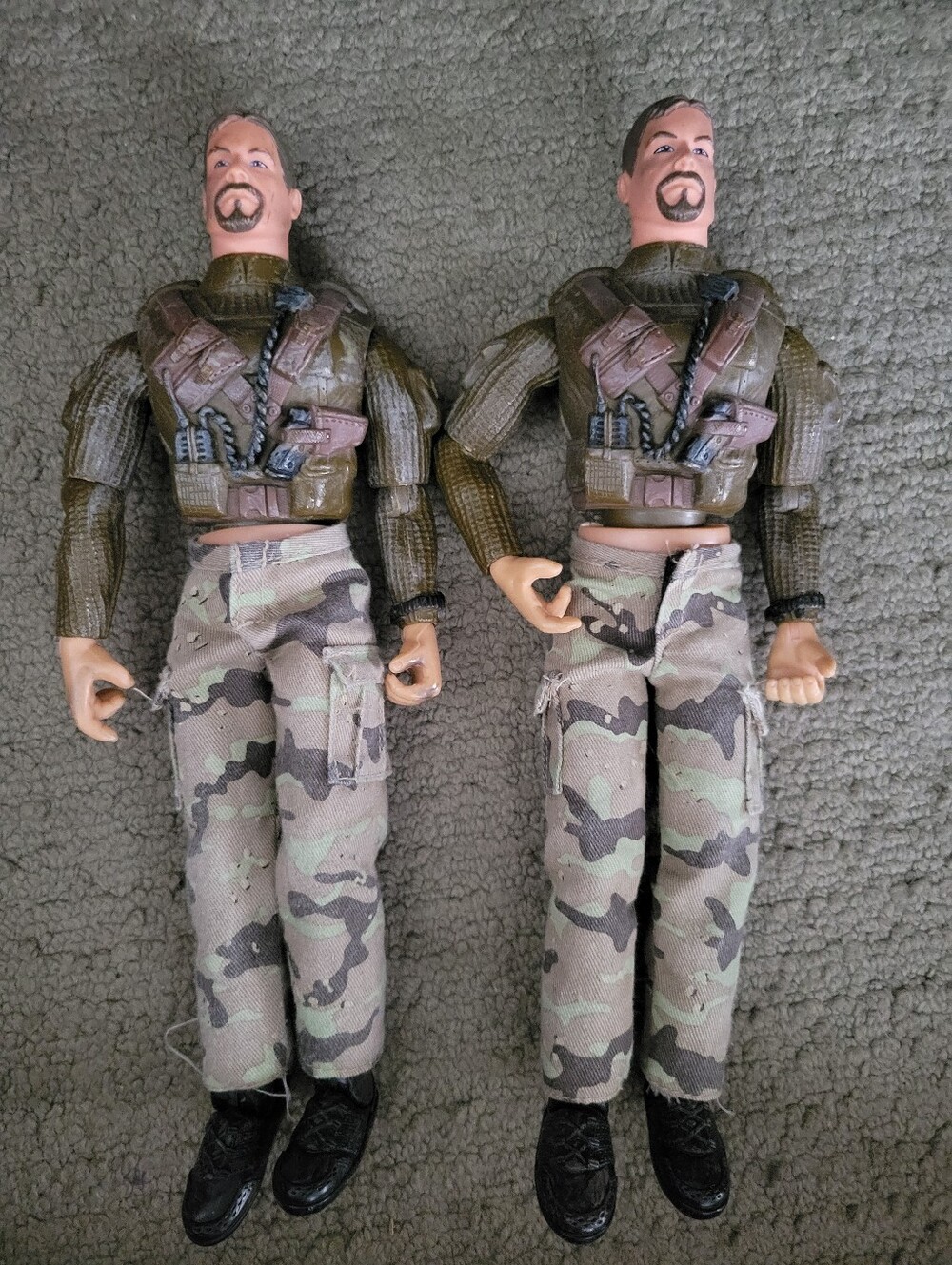 Vintage Military Action Figures By Lanard Toys-Lot Of 2